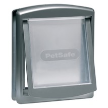 PetSafe 2-Way Pet Door 757 Medium 26.7x22.8 cm Silver - £41.23 GBP