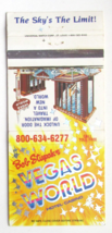 Bob Stupak&#39;s Vegas World Casino, Hotel - Las Vegas, Nevada Matchbook Cov... - $1.75