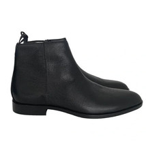 Boss Hugo Boss Sz 9 Mens Modern Side Zip Boots Ankle Black Leather $398 Runs Big - £73.97 GBP