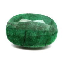 537.8Ct Natural Brasileño Esmeralda Verde Forma Ovalada Facetado Piedra Preciosa - £135.29 GBP