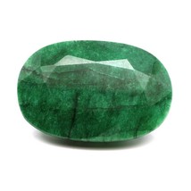 537.8Ct Natural Brasileño Esmeralda Verde Forma Ovalada Facetado Piedra Preciosa - £129.20 GBP