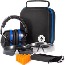 Shooting Ear Protection Safety Eamuffs, Gun Range Hearing, Carrying Case - $45.53