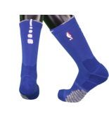 New Nike 2XL NBA Authentics Team Issued Detroit Pistons Crew Socks Blue ... - $555.84 MXN