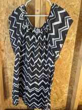 0 Degrees Black And White Striped Sleeveless Dress - $11.88