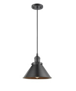 Mini Pendant Briarcliff 10&quot; Oil Rubbed Bronze 1 Lt. Shade Cord 201C-OB-M... - €154,72 EUR
