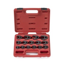 Neiko 03324A Crowfoot Wrench Set 1/2&quot; and 3/8” Drive, 15 Piece, Metric C... - $77.89