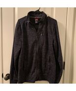 GERRY Men&#39;s Full Zip Sweat Jacket Size Medium Heather Blue - $63.90 CAD