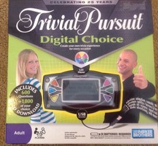 Trivial Pursuit Digital Choice - Parker Brothers, New in Box, Includes USB Cable - £5.93 GBP