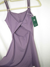 Size XS, Halara Cloudful Grayish Purple Twist Back Dress, Shorts, Pockets - £19.65 GBP