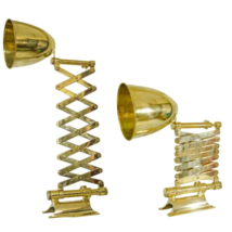 Vintage Replica Brass Wall Mount Marine Ship Stretchable Lamp - Set of 2 - $426.55