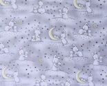 Flannel Bunnies and Little Ones With Moons Kids Flannel Fabric by Yard D... - $16.95