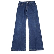 Lucky Brand Pants Womens 6 Blue Straight Mid Rise Medium Wash Denim Button Jeans - £26.72 GBP