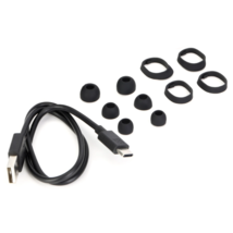 Original Ear Tips Wings Set &amp; OEM Charging Cable Sennheiser MOMENTUM 4 W... - $14.82