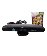 Microsoft Xbox 360 Kinect Connect Black Sensor Bar Model 1414 &amp; Kinect A... - $8.98