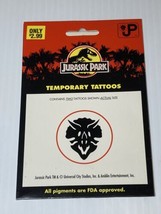 NOS Jurassic Park Temporary Tattoos NIP Vtg Dinosaur Albertaceratops Logo - £3.55 GBP