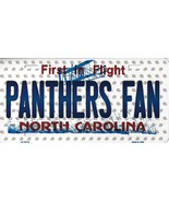 Panthers North Carolina State Background Metal License Plate Tag (Panthe... - £11.94 GBP