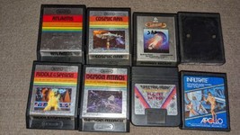 Lot Of 8 Atari 2600 Games IMAGIC/DATA AGE/APOLLO /SPECTRA Planet Patrol &amp; More - £35.80 GBP