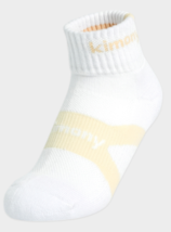 Kimony Women’s Mid Crew Sports Socks 5 Pairs White Yellow NWT KSSN501-L4 - $487.10 MXN