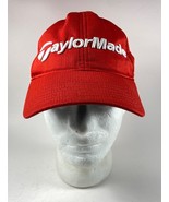 TaylorMade BURNER R9 Red &amp; White Cap/Hat One Size Fits Adjustable Golf G... - £11.97 GBP