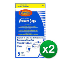 Envirocare 2032026 / 211 / 32023 Replacement Micro Vacuum Bags (2 Pack) - £12.17 GBP