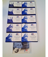 1999-2009 Run 11 Clad Quarters Proof Sets 50 State, and Territories - $127.71