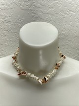 Vintage Handmade Puma Shell Choker Necklace Beach Ocean Estate Jewelry K... - $19.79