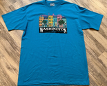 Vintage 80&#39;s Washington DC Mens T-Shirt Hanes XL Single Stitch Skyline R... - £11.62 GBP