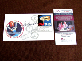 Guion Bluford Dan Brandenstein Challenger STS8 Space Flown Signed Auto Cover Jsa - £241.14 GBP