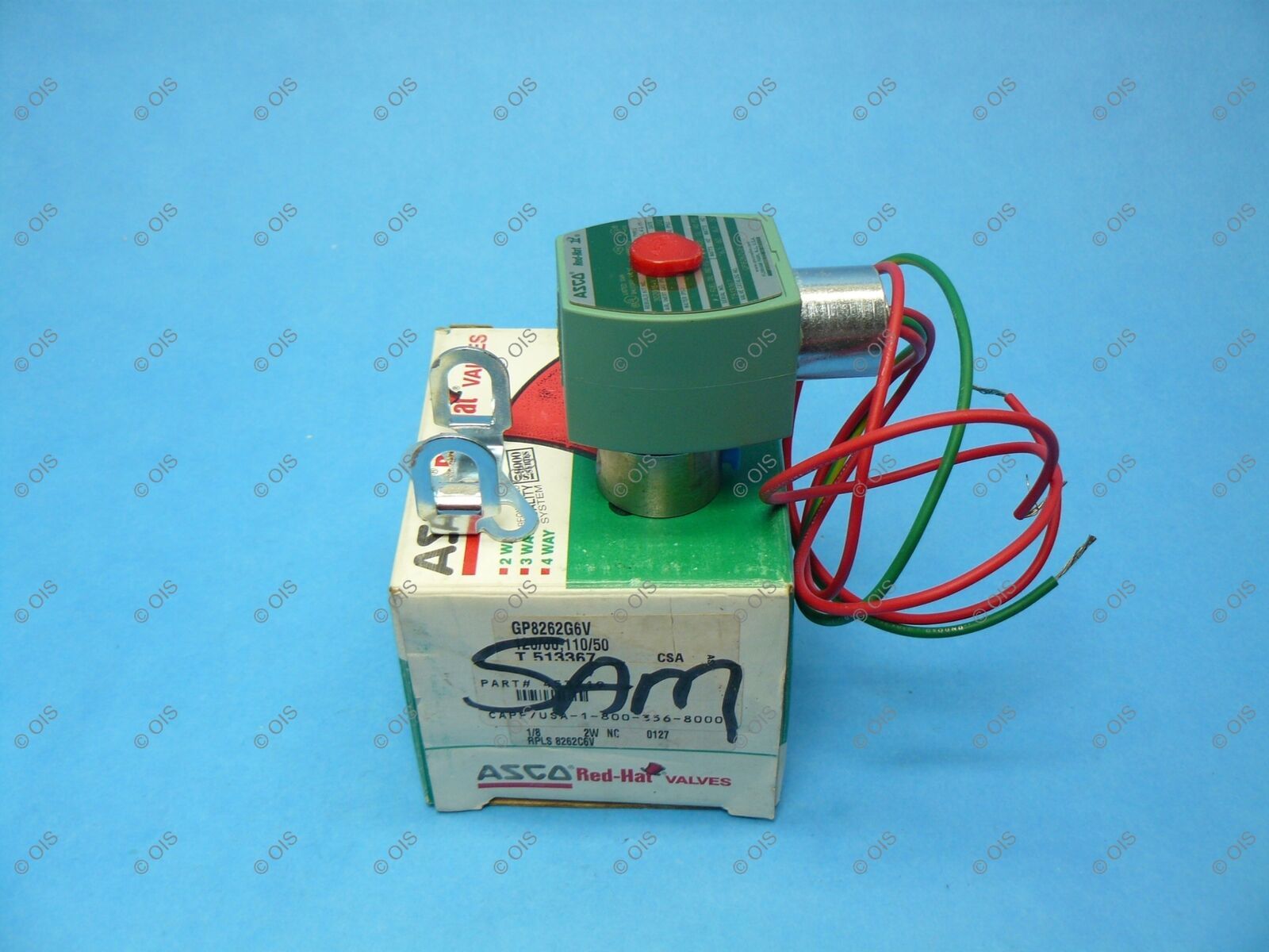Asco GP8262G6V Solenoid Valve Fuel Oil S/S 2 Way NC 1/8&quot; NPT 120VAC Vito... - $49.99