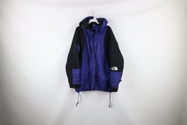 Vintage 90s The North Face Mens Large Distressed Goretex Spell Out Hooded Jacket - £101.23 GBP