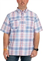 Habit Outdoors men&#39;s short sleeve fishing guide shirt in Blue Quartz - size XL - £26.96 GBP