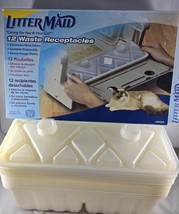 Littermaid 8 Waste Receptacles Plastic Container Replacements LMR200 - £13.43 GBP