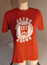 JAYNO ADAMS SMALL RED T-SHIRT FRUIT OF THE LOOM -100% COTTON - £5.33 GBP