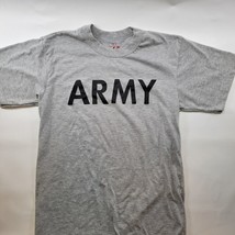 Rothco Army Logo Gray Shory Sleeve T-shirt Size Small - £7.36 GBP