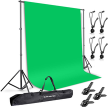 Photo Background Support System with Backdrop Stand Kit, 100% Pure - $2,306.52 MXN