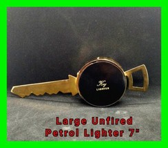 Uncommon Unique Vintage Large 7” Key Petrol Table Lighter Hard To Find -... - $133.64