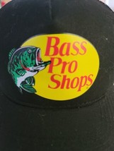 Bass Pro Shops Black Snapback Trucker Mesh Hat Cap - £7.90 GBP