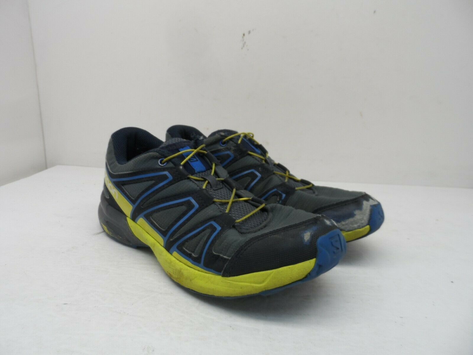 Salomon Men&#39;s Speedcross Trail Running Shoes Blue/Green Size 5M - $21.37