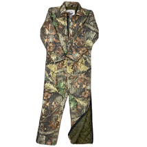 Vtg Walls Advantage Timber Camo Quilt Insulated Jumpsuit Coverall 18 Husky Youth - £39.57 GBP
