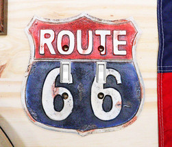 Set of 2 Western US Highway Route 66 Sign Double Toggle Switch Wall Plates - £21.57 GBP