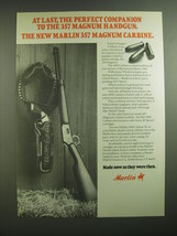 1979 Marlin 357 Magnum Carbine Ad - At last, the perfect companion to the 357  - £14.52 GBP