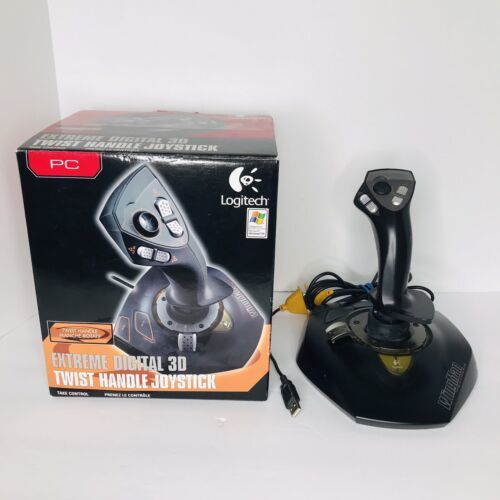 Primary image for Logitech Wingman Extreme 3D Twist Handle Game Joystick Controller USB Tested