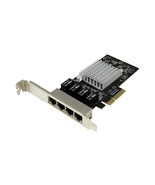 StarTech Network 4Port Gigabit Ethernet PCI Express Network Card Intel I... - £238.06 GBP