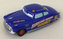 Disney Cars Fabulous Hudson Hornet Die Cast Metal Car 1:55 Scale 2017 Ma... - £13.19 GBP