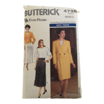 Butterick Sewing Pattern 4726 Misses Easy Jacket Top Skirt Career Sz 18 20 22 UC - £7.85 GBP