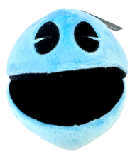 Large Blue Round Pac Man Plush Toy 7 inch Bandai Namco NWT Soft - £14.60 GBP