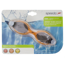 New Speedo Kids Scuba Giggles Swimming Goggles Ages 3-8 Swim Goggle Uv Speed Fit - $14.99