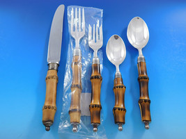 Tahiti by Buccellati Sterling Silver Dinner Size Place Setting 5-pc Bamboo - $30,549.32 MXN