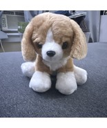 Ty VelveTy 6&quot; Brown And White Dog FRANKLIN Plush Lovey Great Condition - $240.17 MXN