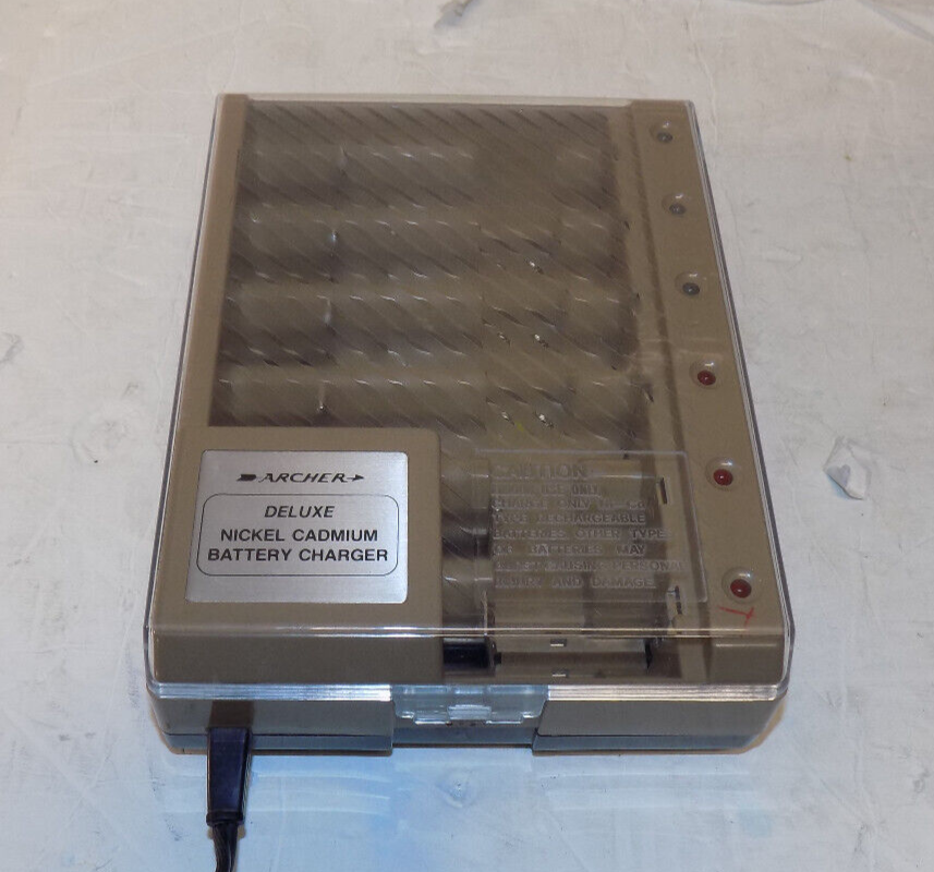 Vintage Radio Shack Archer Nickel Cadmium Battery Charger Model 23-134 - $19.58